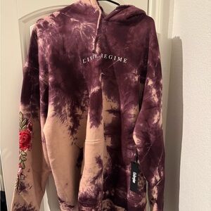 BRAND NEW Civil Regime Tie-Dye Hoodie